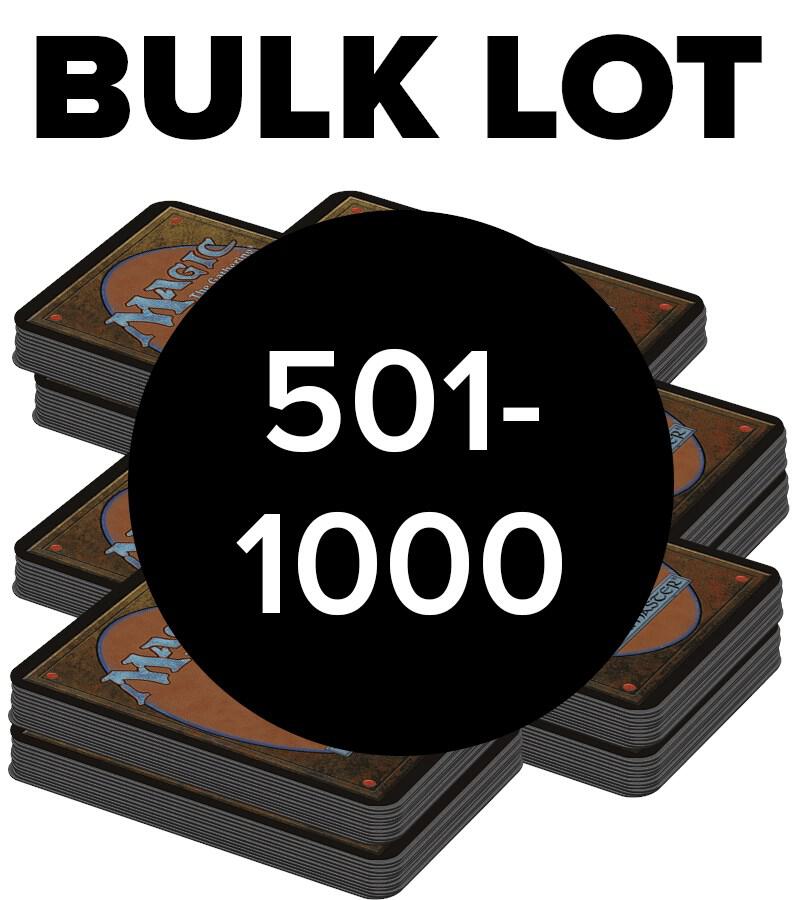 Magic the Gathering Bulk Lot - 501-1000 Cards