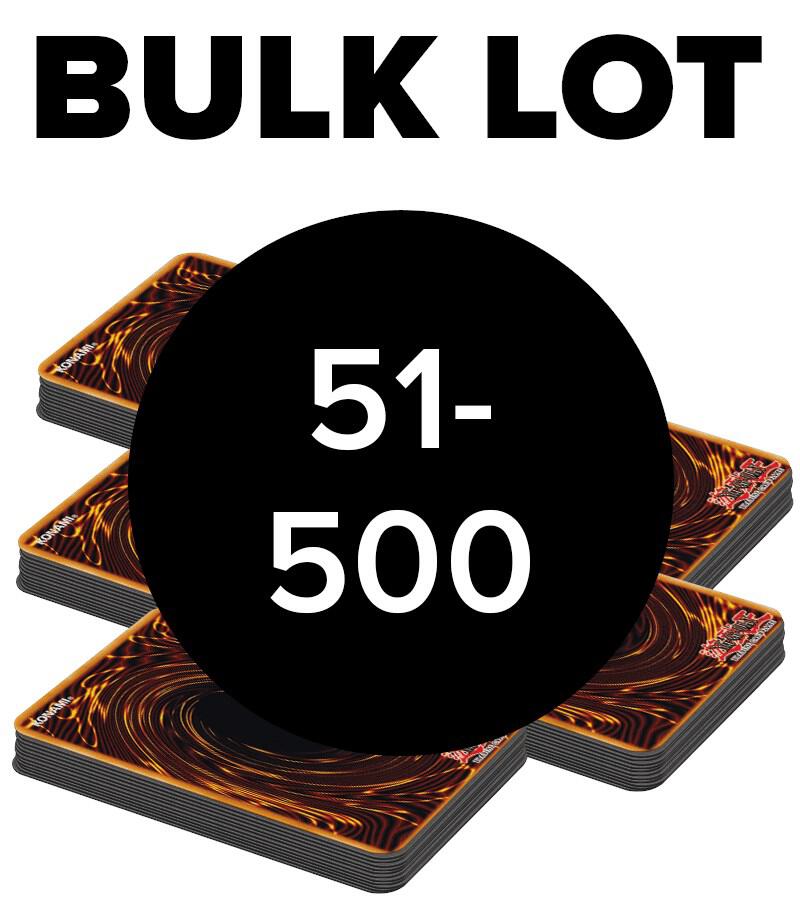 Yugioh Bulk Lot - 51-500 Cards